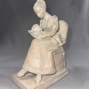 VTG Austin Sculpture “First Joy” by David Fisher 1983 Mother & Child Figurine